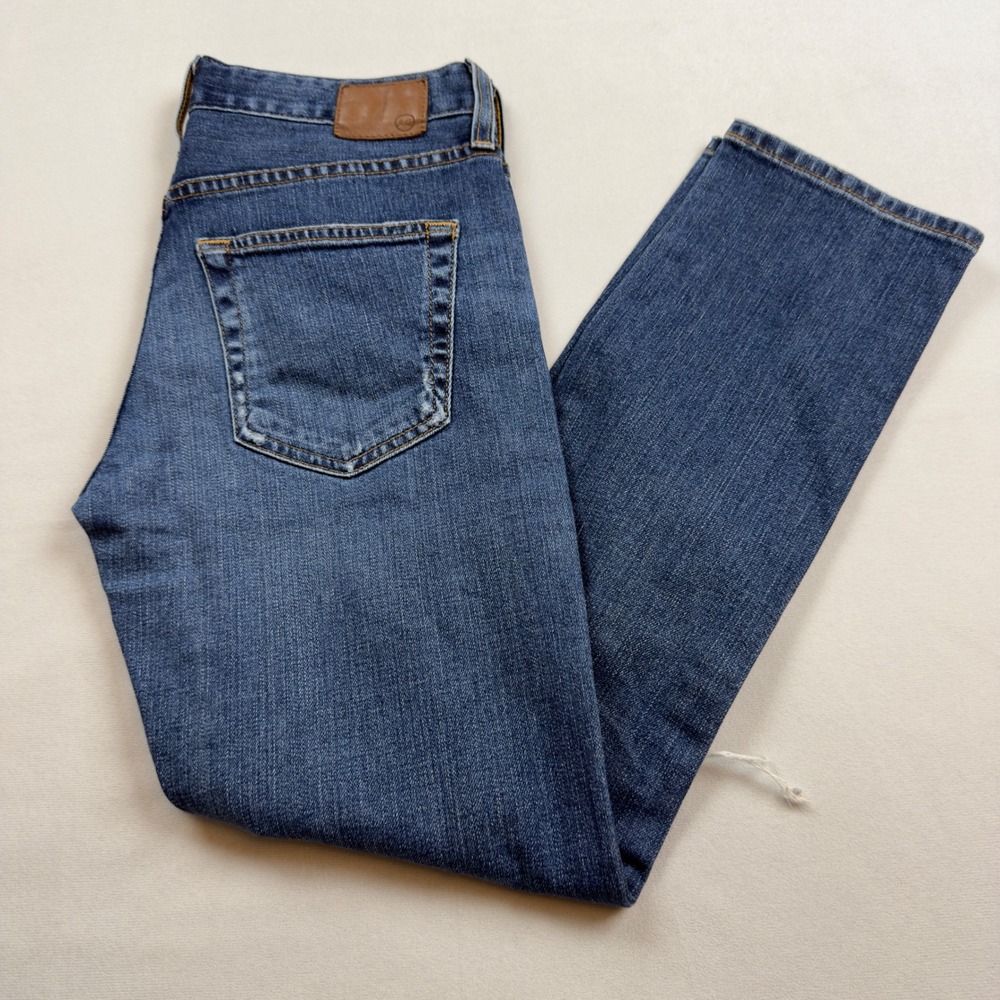 AG Adriano Goldschmied The Ex-Boyfriend Slouchy‎ Slim Distressed Jeans Blue 25R